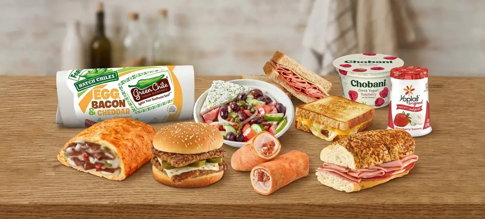Sandwiches, wraps and snacks for food vending